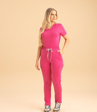 Uniforme Médico Scrub Coach Mujer Fucsia